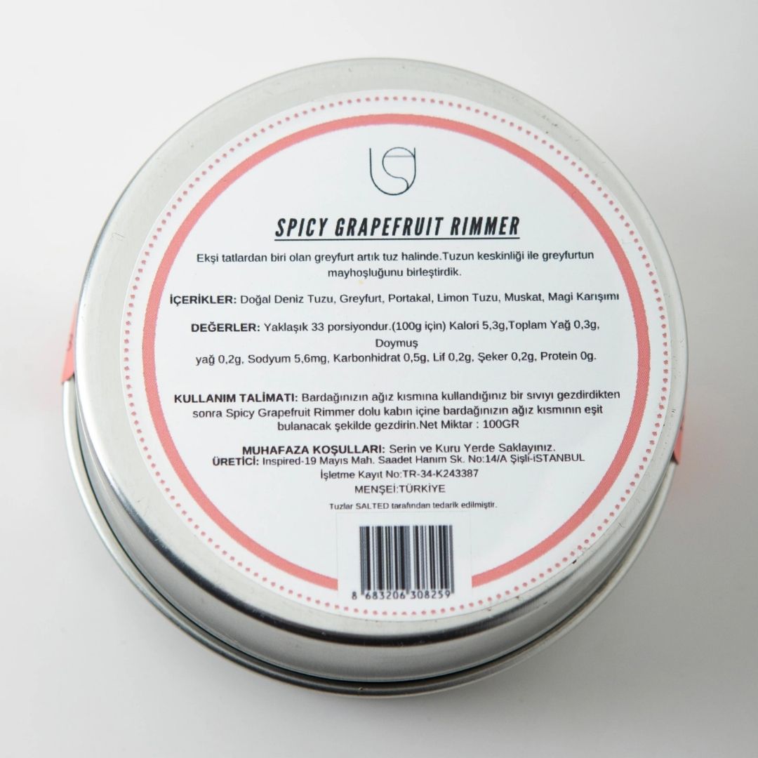 Spicy Grapefruit Kokteyl Tuzu