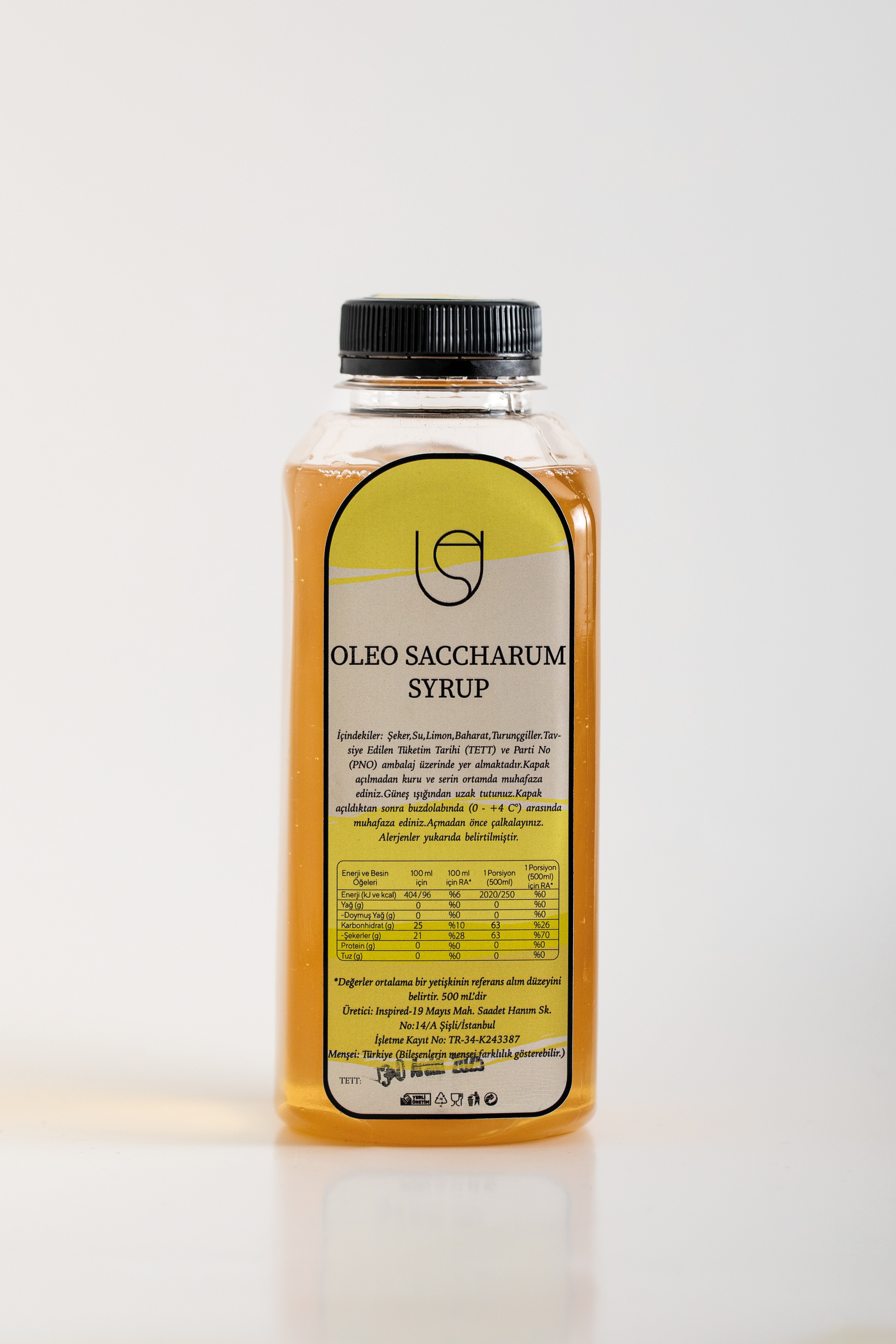 Oleo Saccharum Kokteyl Şurup